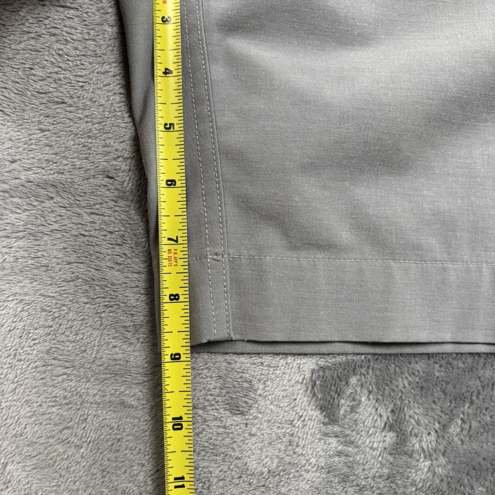 Faherty Shorts Mens 35 Gray All Day Hybrid Quick Dry Stretch Drawstring MSC0007 - Picture 6 of 8